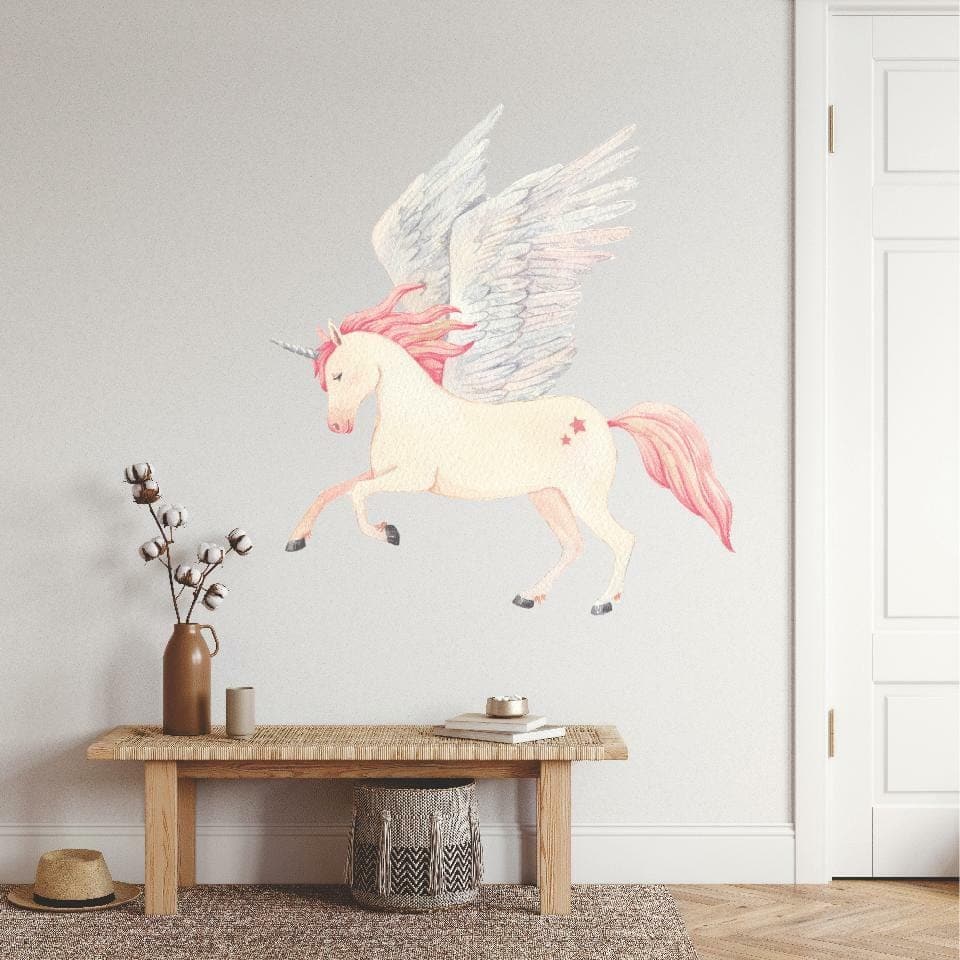 Flying Unicorn Wall Decals