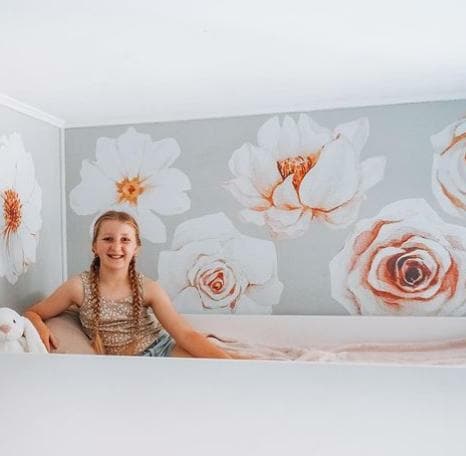 Lara Boho Floral Wall Decals