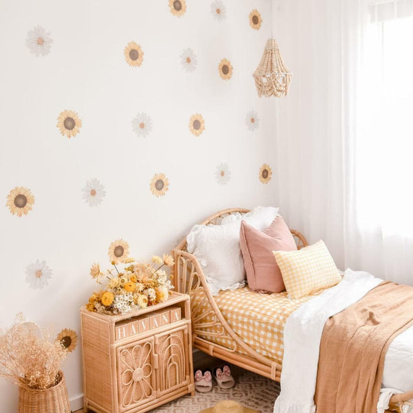 Mini Daisy and Sunflower Decals