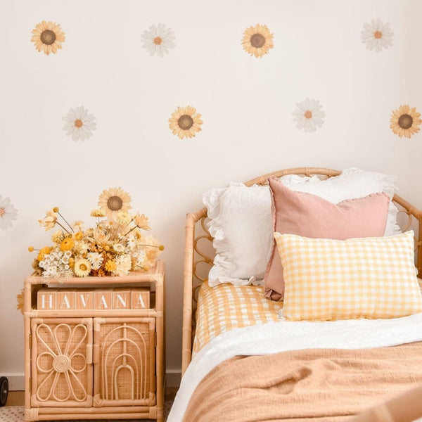 Mini Daisy and Sunflower Decals
