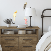 Australian Bird Trio Wall Decals (Cockatiel, Kookaburra & Galah)