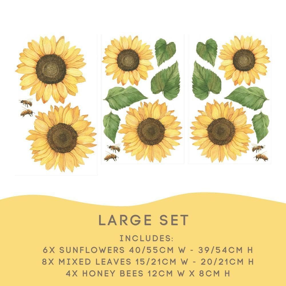 Sunflower Wall Decals